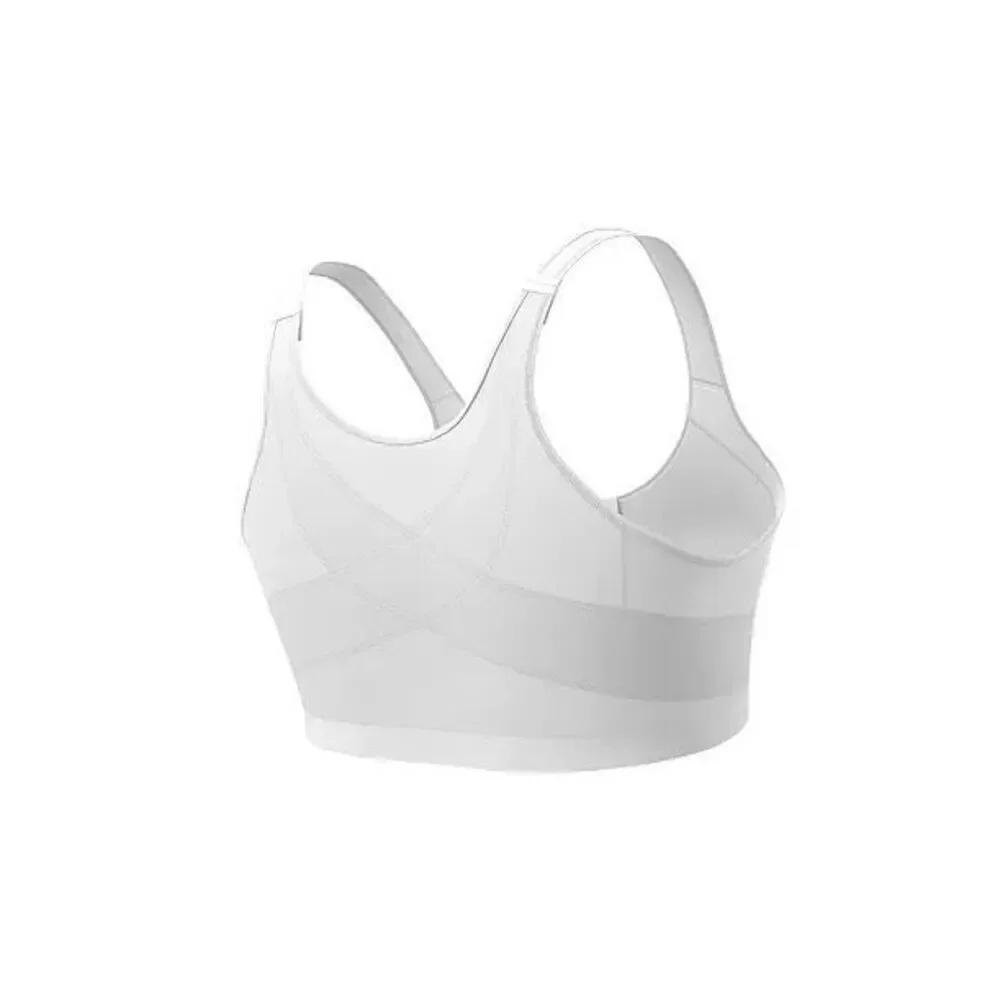 Leonisa NWT Multi Functional Back Support Posture Corrector Wireless Bra White 4